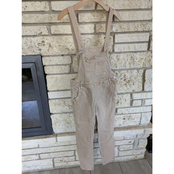 Women's Free People Overalls Size 26 Beige - Picture 1 of 4
